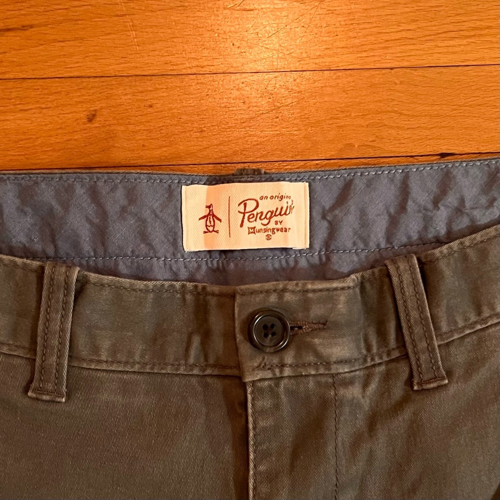 Original Penguin Men's Grey Chinos - Picture 3 of 6